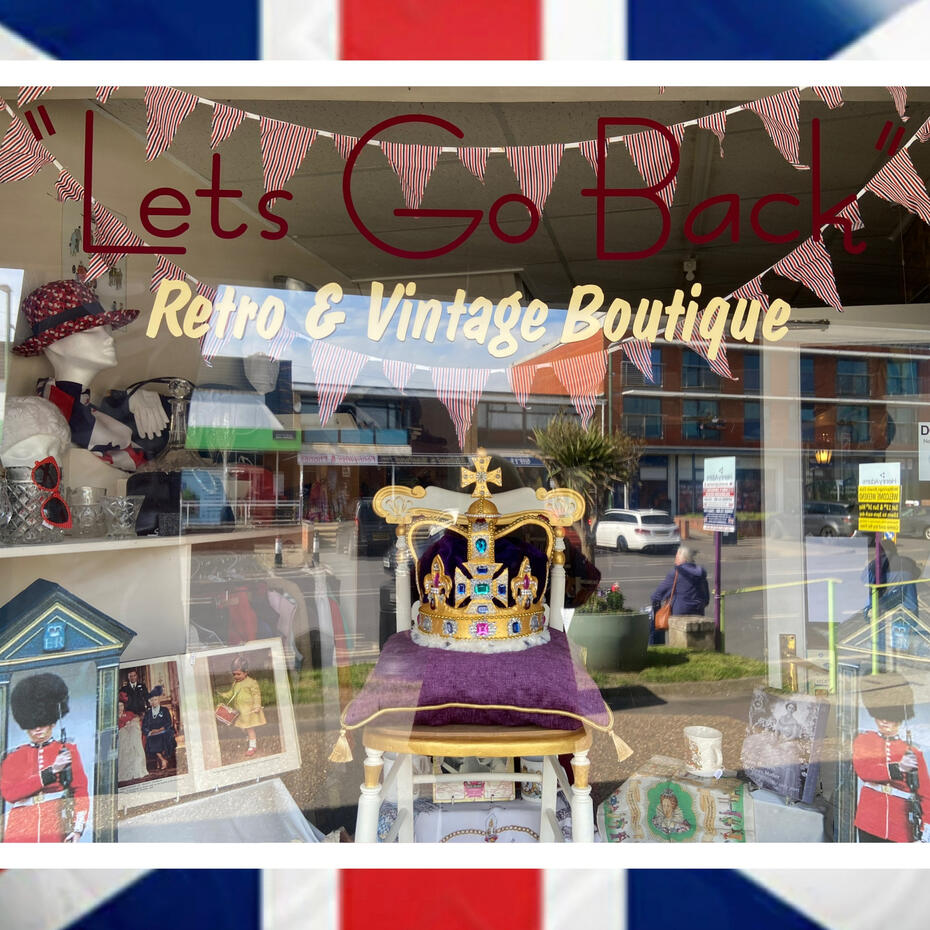 Vintage shop window front